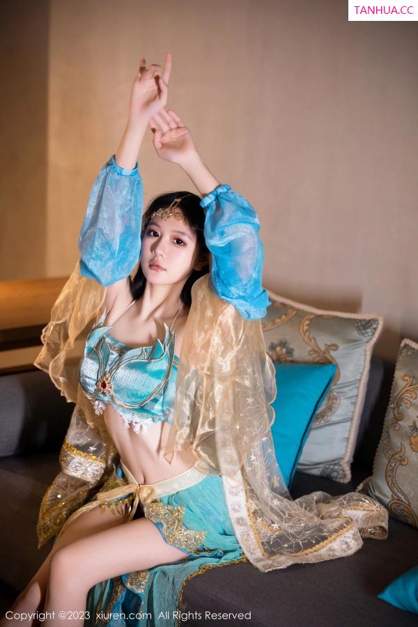   [XiuRen]高清写真图 2023.10.07 No.7469 幼幼 西域舞娘 美腿第40张图片